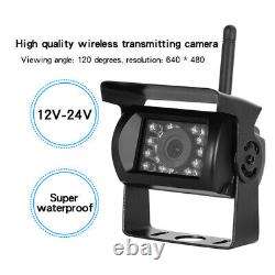 9 12-24V LCD Full-time Rear View Monitor Car Reverse Night Vision Backup Camera