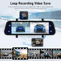 9.66 Carplay Android Auto +1080p 2 Camera For car Front + Rear View Reversing