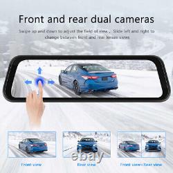 9.66 Carplay Android Auto +1080p 2 Camera For car Front + Rear View Reversing