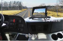 9 IPS 4CH Split Monitor+ 4 x 4Pin AHD 1080P Car Rear View Backup Camera SD DVR