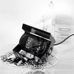 9 Monitor 2x4PIN 800TVL Rear View Reversing Camera 10m Kit For Truck Caravan Rv