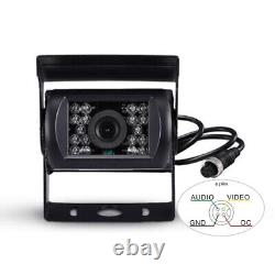 9 Monitor 2x4PIN 800TVL Rear View Reversing Camera 10m Kit For Truck Caravan Rv