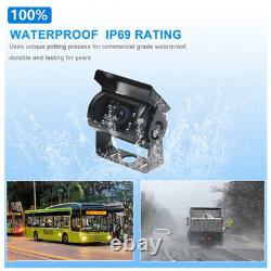9 QUAD Monitor Screen Car Rear View Backup 4 IR CCD Camera Reversing Cam System
