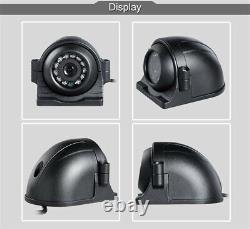 9 QUAD Monitor Screen Car Rear View Backup 4 IR CCD Camera Reversing Cam System