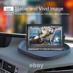9 Quad DVR Monitor Rear View Backup Camera Reverse for Truck Bus Trailer RV Car