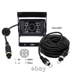 9 Quad DVR Monitor Rear View Backup Camera Reverse for Truck Bus Trailer RV Car
