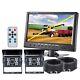9 Quad Monitor 4pin Ccd Backup Camera Rear View For Truck Agriculture Machine