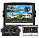 9 Quad Monitor Dvr Recorder 1080p Rear View Reversing Camera For Truck Caravan