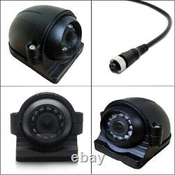 9'' Quad Monitor DVR Recorder IR Backup Rear View Camera System For Truck RV Bus