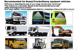9 Quad Monitor For Truck Tractor Reversing Security 4x CCD Rear View Camera Kit