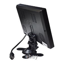 9 Quad Split Monitor 4PIN Backup Camera for Truck Bus Caravan Rear view Reverse