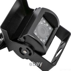 9 Quad Split Monitor 4PIN Backup Camera for Truck Bus Caravan Rear view Reverse