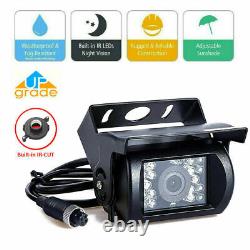 9 Quad Split Screen Monitor 4PIN CCD Reversing Camera Rear View Backup System