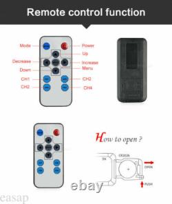 9 Quad Split Screen Monitor 4PIN CCD Reversing Camera Rear View Backup System
