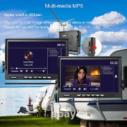 9 Split DVR Speaker MP5 USB Monitor 1080P Backup Camera Reversing Rear view