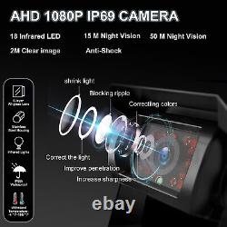 9 Split DVR Speaker MP5 USB Monitor 1080P Backup Camera Reversing Rear view