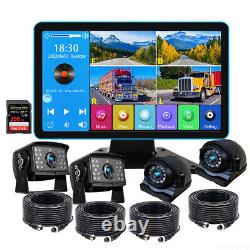 9 Touch Screen Monitor DVR BT Rear View Backup Reversing 4x Cameras with 256GB