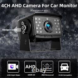 9 Touch Screen Monitor DVR BT Rear View Backup Reversing 4x Cameras with 256GB