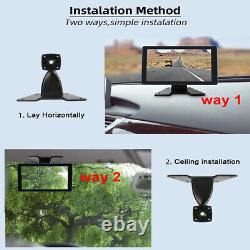 9 Touch Screen Monitor DVR BT Rear View Backup Reversing 4x Cameras with 256GB