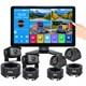 9 Touch Screen Monitor Dvr Record 360° View Forward Side Backup Camera Truck
