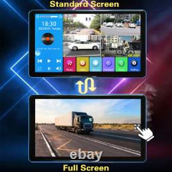 9 Touch Screen Monitor DVR Record 360° View Forward Side Backup Camera Truck