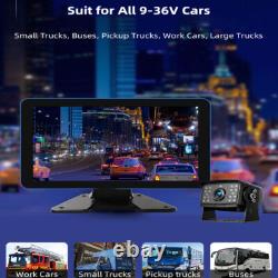 9 Touch Screen Monitor DVR Record 360° View Forward Side Backup Camera Truck