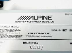Alpine HCE-C105 Reversing Backup Rear View CCD Camera Module w CAMERA