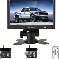 Backup Camera 7 Monitor Kit Waterproof 18 IR LED Night Vision Reverse Camera