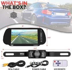 Backup Car Camera & Rear View Mirror Monitor Screen System-Parking & Reverse Saf