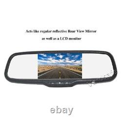 Backup Reversing Camera &5'' Rear View Mirror Monitor for Dacia Dookker/MB Citan