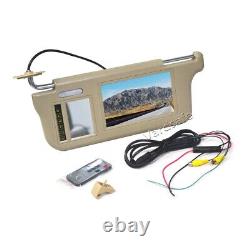 Backup Reversing Camera & Sun Visor Rear View Mirror Monitor for Toyota Hiace