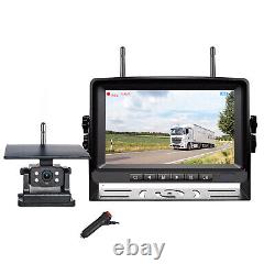 Big Solar Paddel Magnetic Camera 7 Monitor DVR 1080P IR For Rear View Reversing