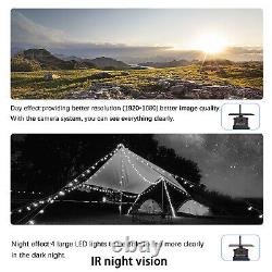 Big Solar Paddel Magnetic Camera 7 Monitor DVR 1080P IR For Rear View Reversing