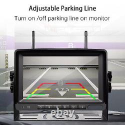Big Solar Paddel Magnetic Camera 7 Monitor DVR 1080P IR For Rear View Reversing
