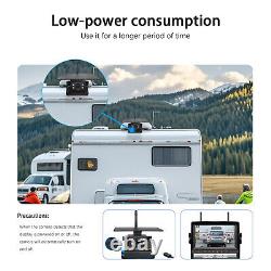 Big Solar Paddel Magnetic Camera 7 Monitor DVR 1080P IR For Rear View Reversing