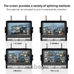 Big Solar Paddel Magnetic Camera 7 Monitor DVR 1080P IR For Rear View Reversing