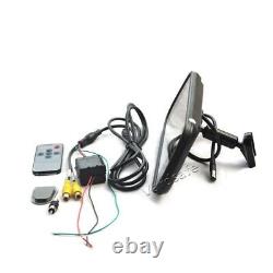 Brake Light Reverse Backup Camera +7'' Rear View Mirror Monitor for Dodge Ram