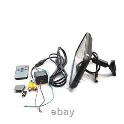 Brake Light Reverse Backup Camera &7'' Rear View Mirror Monitor for Gazelle next