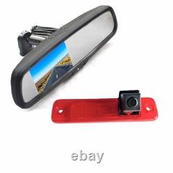 Brake Light Reverse Backup Camera Rear Mirror Monitor for Ford Transit