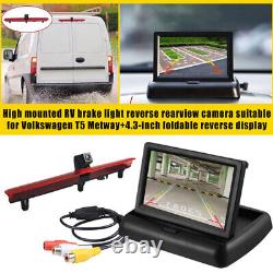Brake Light Reversing Camera &4.3 Rear View Monitor for VW Transporter T5