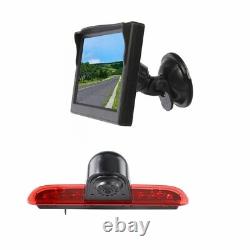 Brake Light Reversing Camera & Suction Cup Rear View Monitor for Toyota Hiace