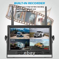 DVR Digital Wireless 7'' Monitor Reverse Camera Parking System For Caravan Truck
