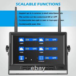 DVR Digital Wireless 7'' Monitor Reverse Camera Parking System For Caravan Truck