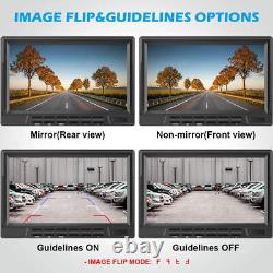 DVR Digital Wireless 7'' Monitor Reverse Camera Parking System For Caravan Truck