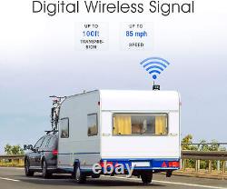 Digital Wireless 7''Monitor Reversing IR Backup Rear View Camera For Caravan Bus
