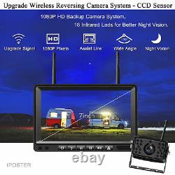 Digital Wireless Car Rear View Monitor Backup Camera Reversing 50m Range 12-24v