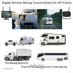 Digital Wireless Car Rear View Monitor Backup Camera Reversing 50m Range 12-24v