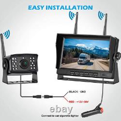 Digital Wireless Car Rear View Monitor Backup Camera Reversing 50m Range 12-24v