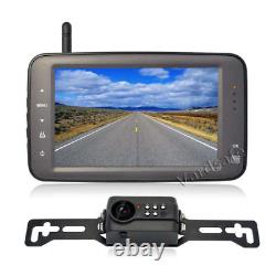 Digital Wireless License Plate Rear View Reversing Backup Camera Kit