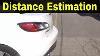Distance Estimation When Reversing A Car Driving Lesson